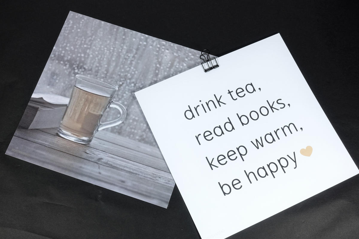 Drink Tea Read Books Keep Warm Be Happy Een Kaart Voor De Theedrinker Drink Tea Read Books Keep Warm Be Happy Een Kaart Voor De Theedrinker