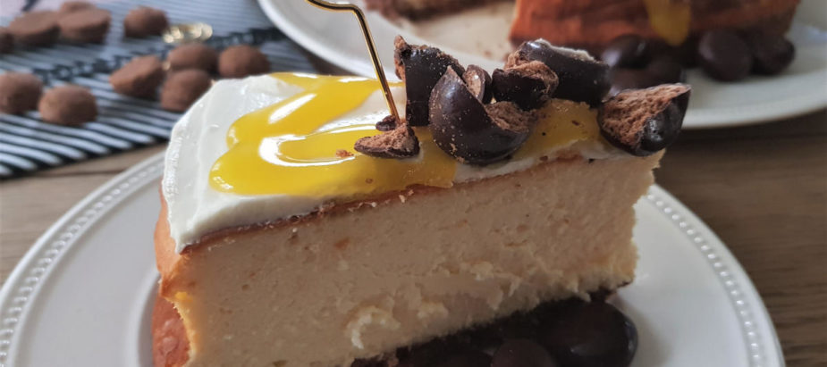 sinterklaas cheesecake voor een heerlijk avondje, met pepernoten én een echte Sint staf