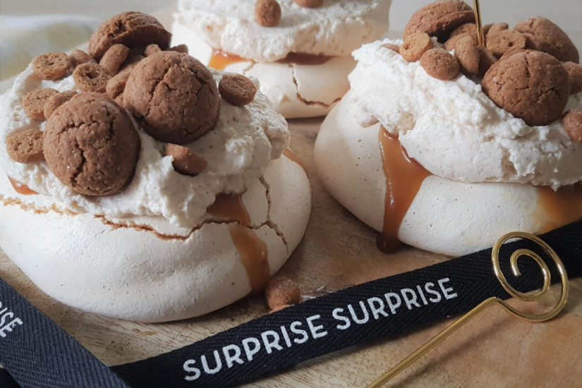 super lekkere pepernoten meringues, perfect voor een heerlijk avondje