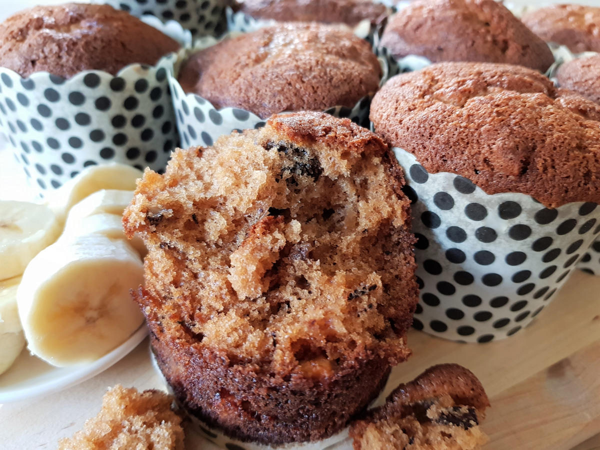 deze banana muffins zijn zó lekker