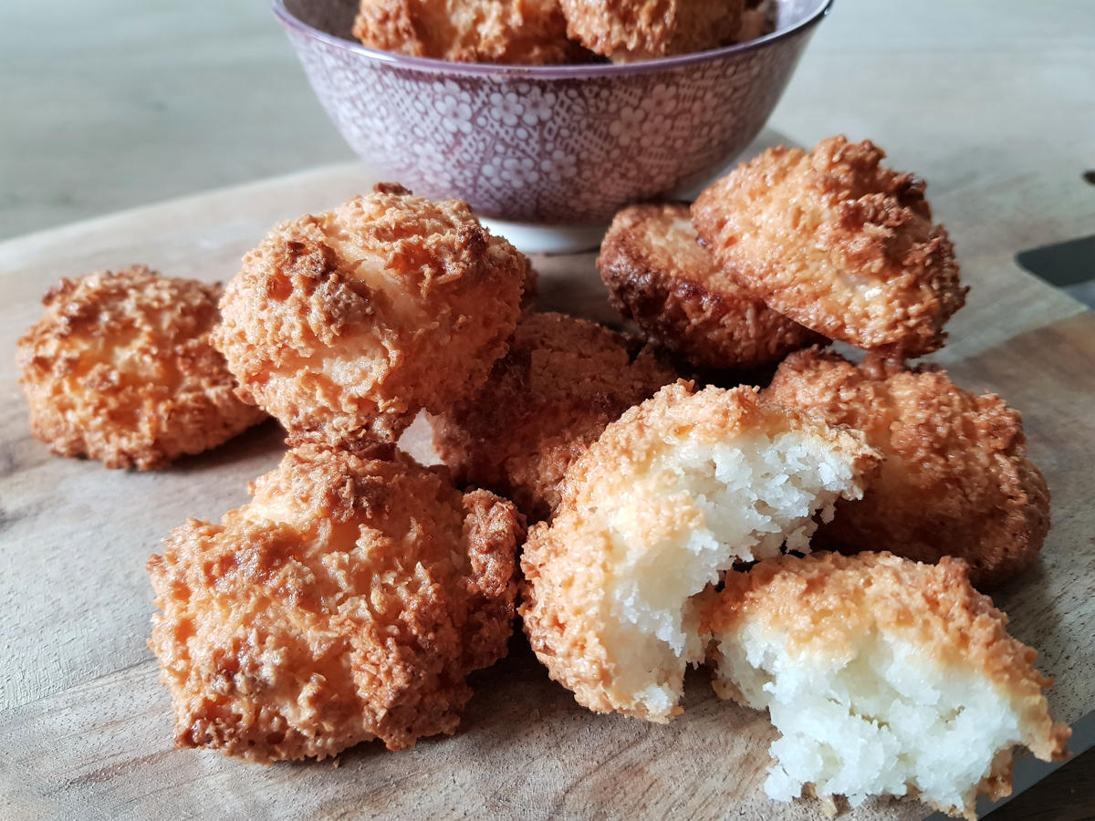 kokosmakronen heerlijke kokosmakronen, super snel en simpel te maken