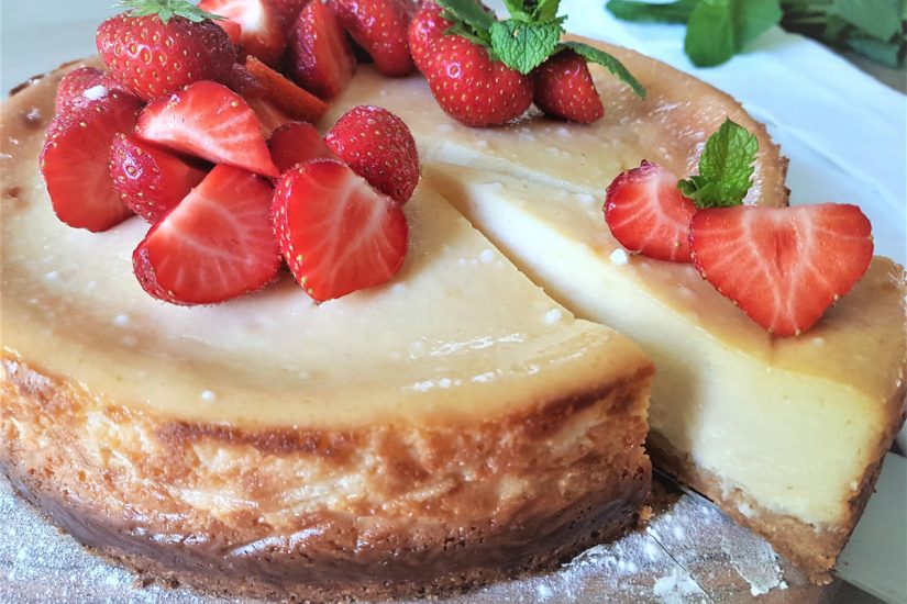 heerlijke ricotta cheesecake op basis van een recept van Donna Hay
