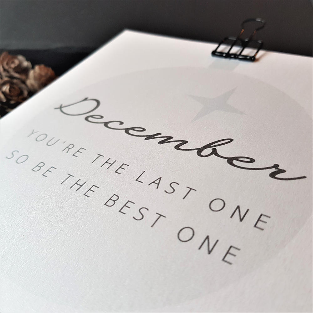December, you’re the best one kaart december