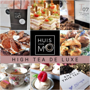 Deze high tea de luxe is een heerlijk uitgebreide theeproeverij met allerlei lekkers, zowel hartig als zoet, én met een goed verhaal over thee