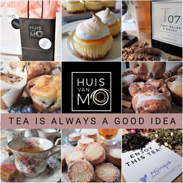 deze high tea theeproeverij 'Tea is always a good idea' is een super gezellige, leuke, lekkere en leerzame workshop waarvan je met z'n allen kunt genieten.