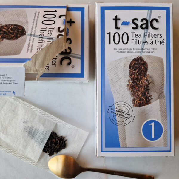 T-sac 1 theefilters, 100 stuks in een doosje