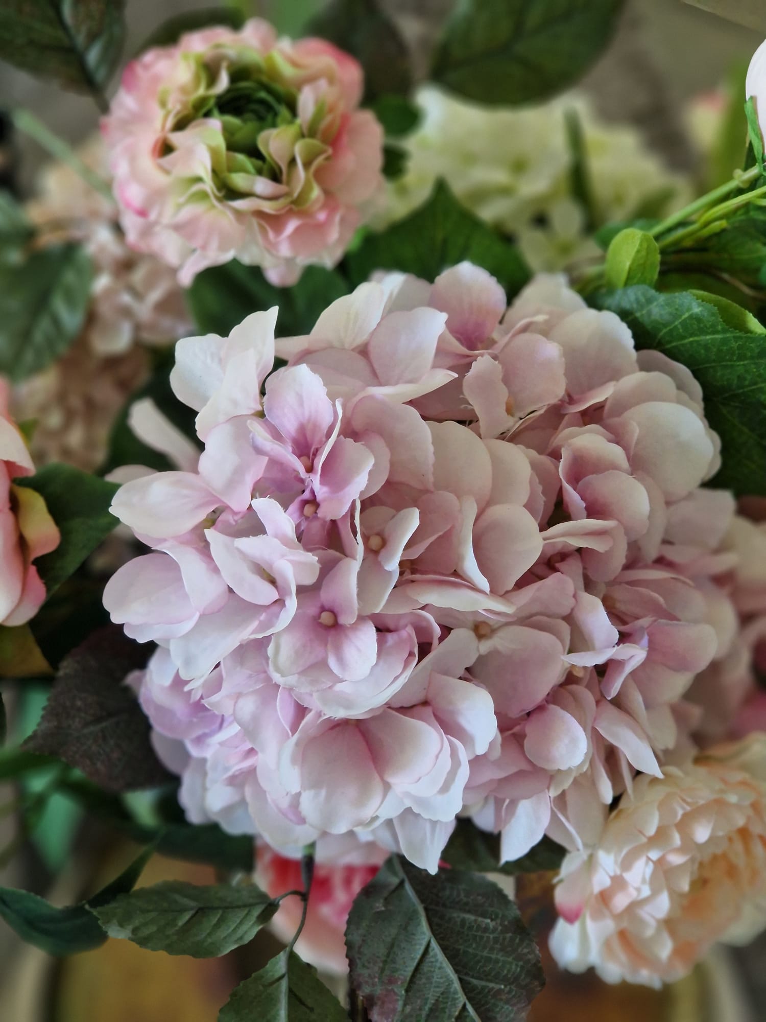 Boeket Pure Romance 2026 roze hortensia