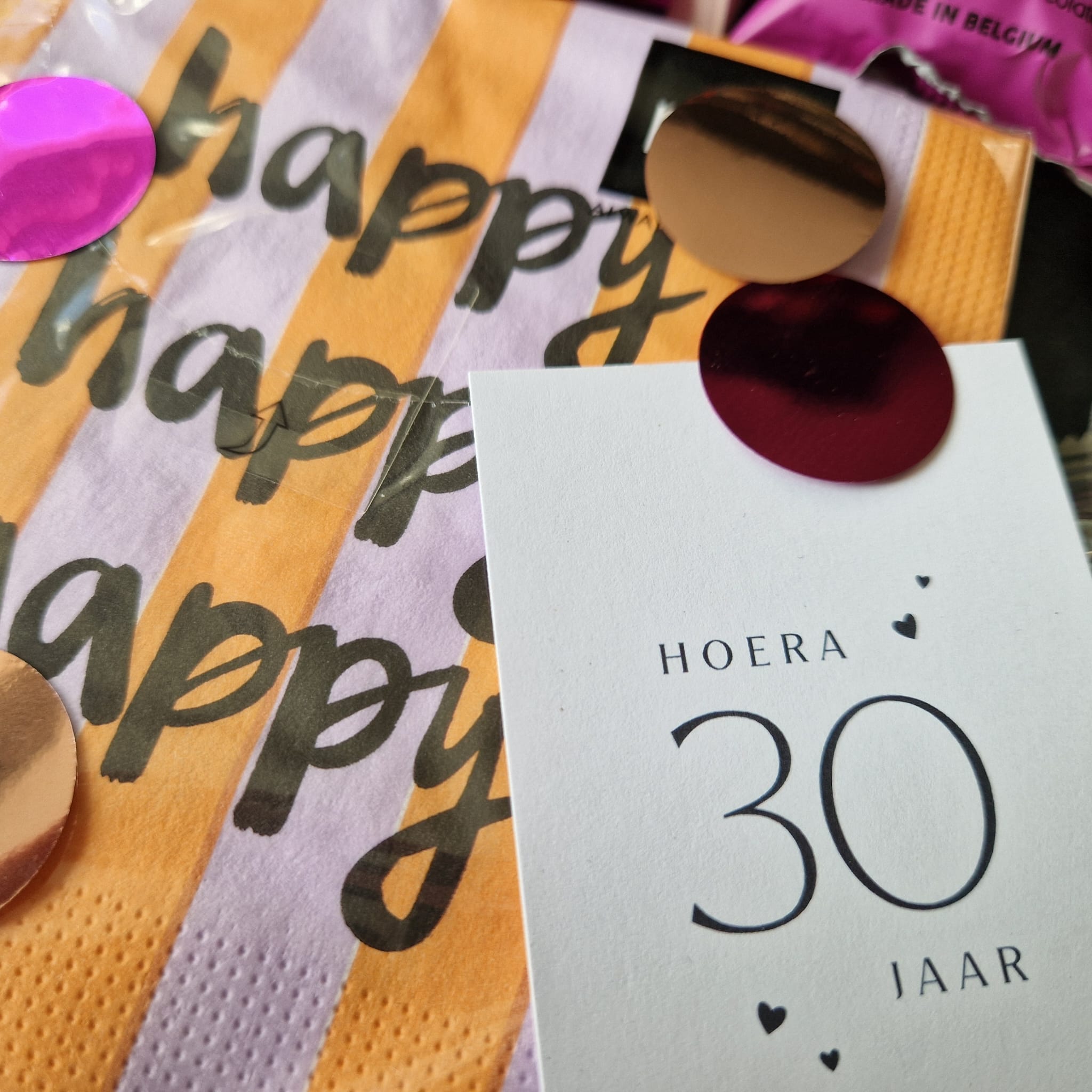 Thirty Love Hoera 30 jaar minikaartje