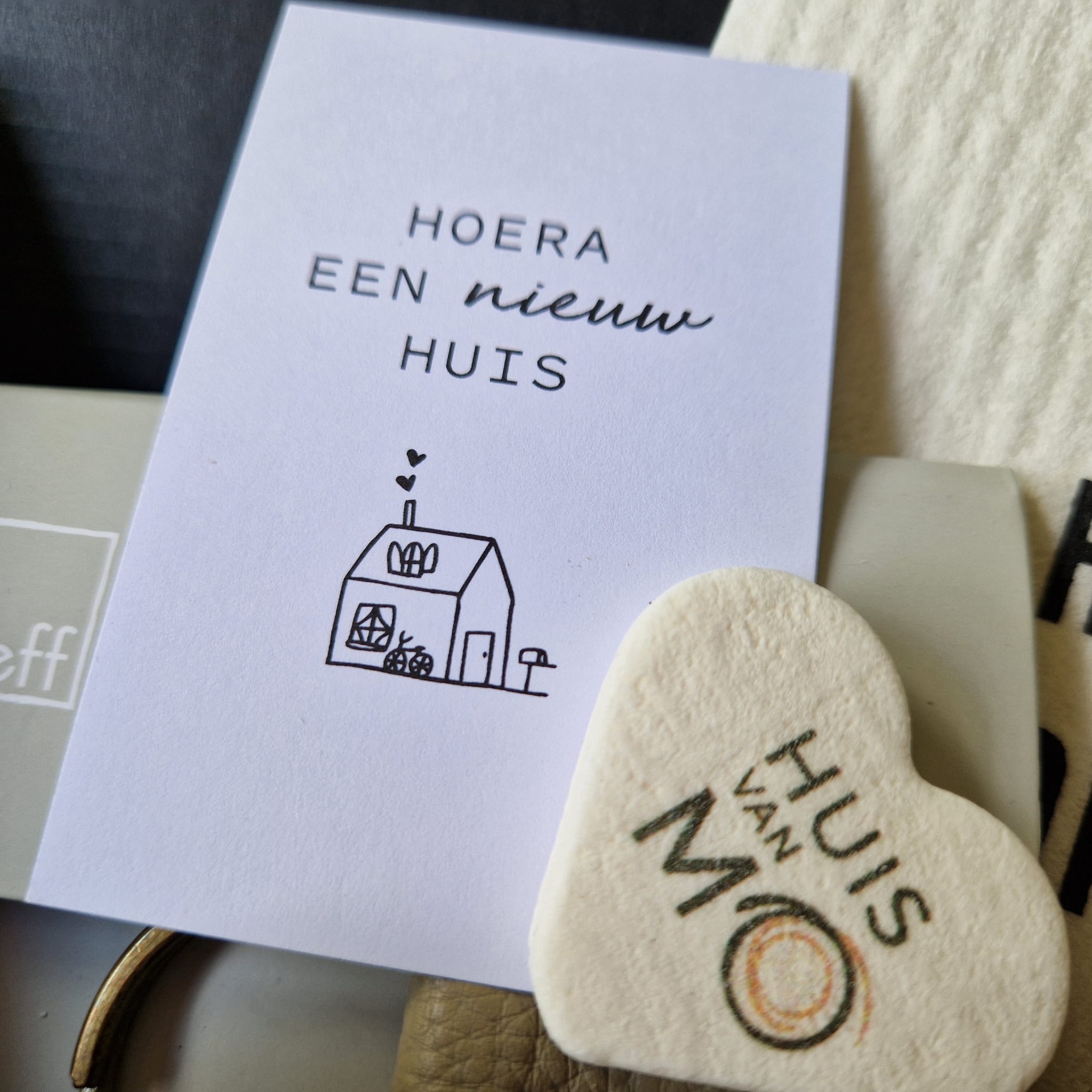 This is your new happy place minikaartje nieuw huis